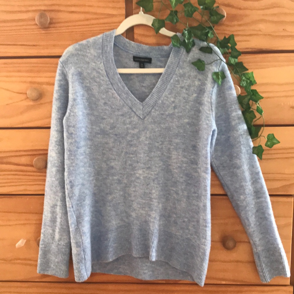 Banana Republic Pale Blue Wool/Alpaca Sweater